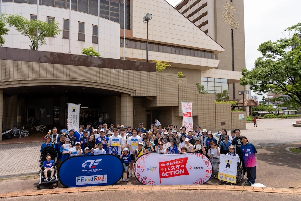 バスケACTION 参加者の集合写真